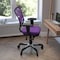 Flash Furniture Purple Mesh Multifunction Chair - Roller Wheels HL-0001-PUR-RLB-GG - alternate 8